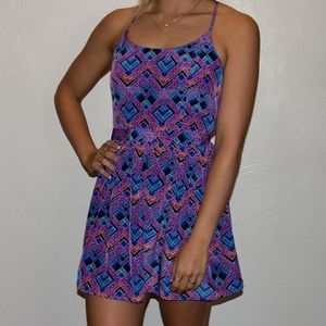 Backless Patterned PacSun Dress